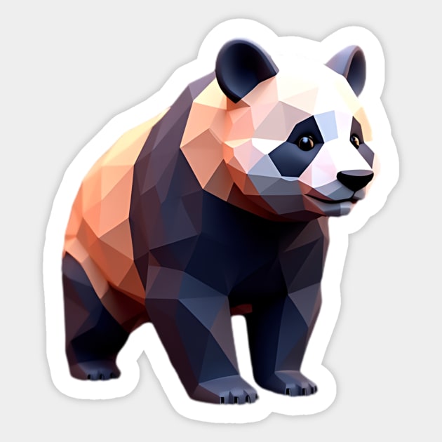 Cute Panda Bear Sticker by animegirlnft